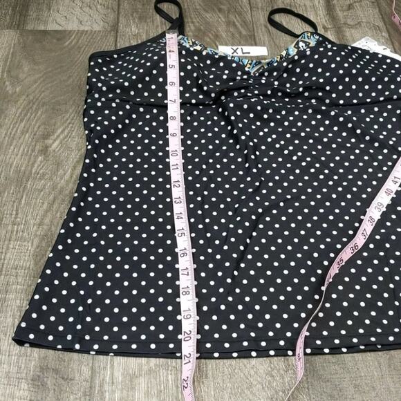 Sociala Polka Dot Tankini Swimsuit Size XL - Picture 7 of 12
